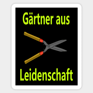 Gärtner aus Leidenschaft Sticker